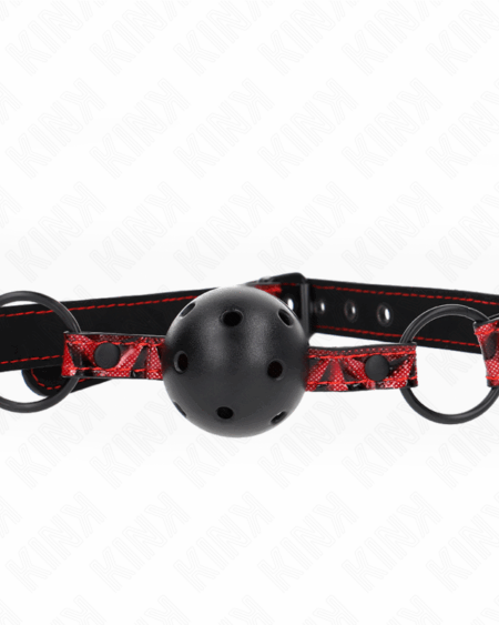 KINK - DIAMOND PATTERN BALL 4.5 CM GAG MODEL 2 64.5 CM ADJUSTABLE 42-60 CM