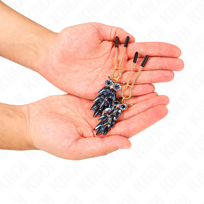 KINK - OWL PENDANT NIPPLE CLAMPS 6 CM - Image 3