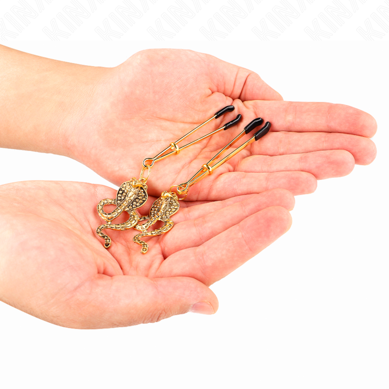 KINK - COBRA PENDANT NIPPLE CLAMPS 6 CM - Image 3