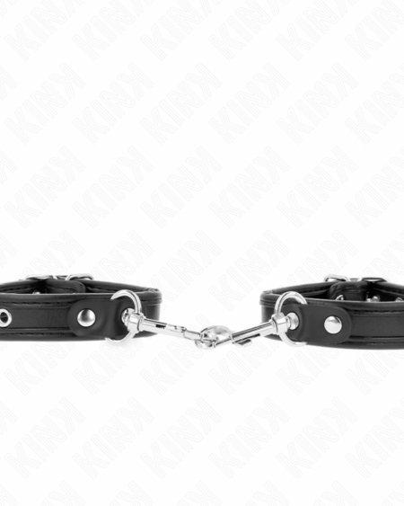 KINK - MINI BLACK WRISTBANDS WITH STUDS ADJUSTABLE 16-22 CM X 2 CM