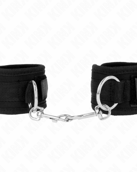 KINK - WRIST RESTRAINTS BLACK ADJUSTABLE 18-35 CM X 6 CM