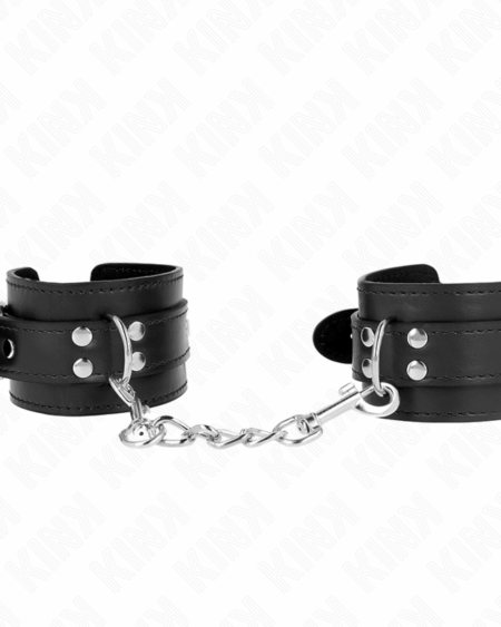 KINK - SIMPLE WRIST RESTRAINTS BLACK ADJUSTABLE 20-23 CM X 5.5 CM