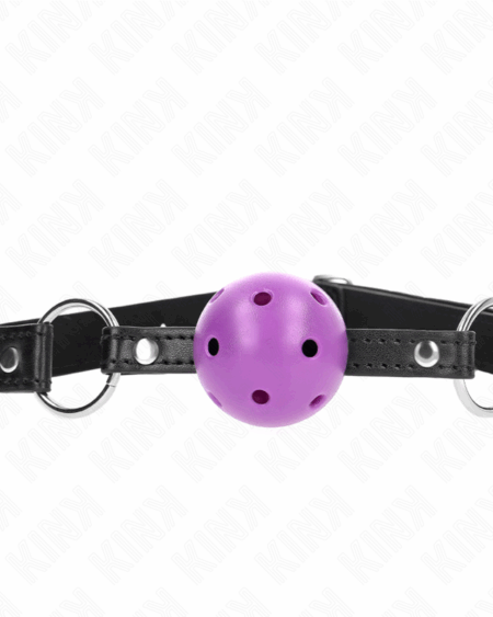 KINK - HOLLOW HARD PURPLE BALL 4.5 CM GAG 63.5 X 2 CM