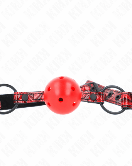 KINK - DIAMOND PATTERN BALL 4.5 CM GAG MODEL 1 64.5 CM ADJUSTABLE 42-60 CM
