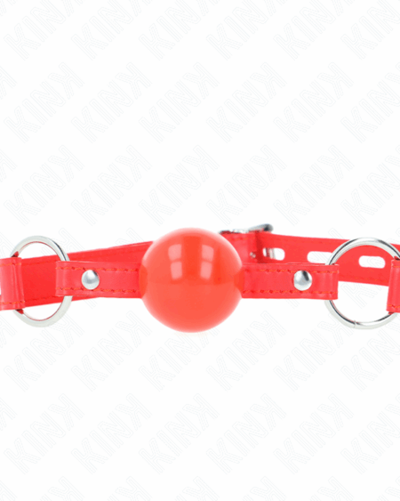 KINK - TPE BALL 4 CM GAG WITH ROJO LOCK 60 x 2 CM