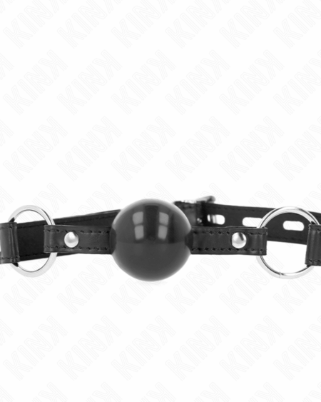KINK - BLACK TPE BALL 4 CM GAG 60 x 2 CM
