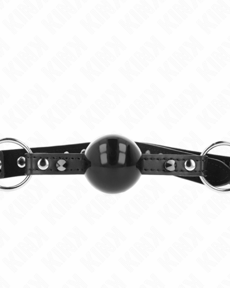 KINK - BALL 4 CM GAG WITH TIP RIVET AND SNAP LOCK 65 x 2 CM