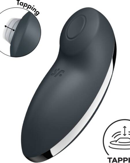 SATISFYER - TAP  CLIMAX 2 VIBRATOR  STIMULATOR GREY