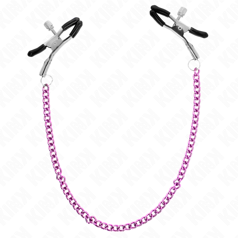 KINK - CHAIN NIPPLE CLAMPS PURPLE 30 CM - Image 3