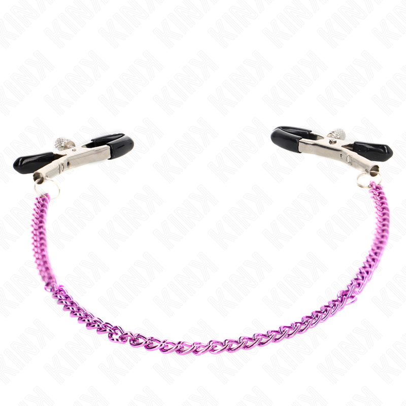 KINK - CHAIN NIPPLE CLAMPS PURPLE 30 CM - Image 4