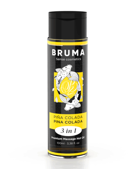BRUMA - PREMIUM MASSAGE HOT OIL PINA COLADA 3 IN 1 - 100 ML