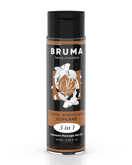 BRUMA - PREMIUM MASSAGE HOT OIL CUPCAKE 3 IN 1 - 100 ML