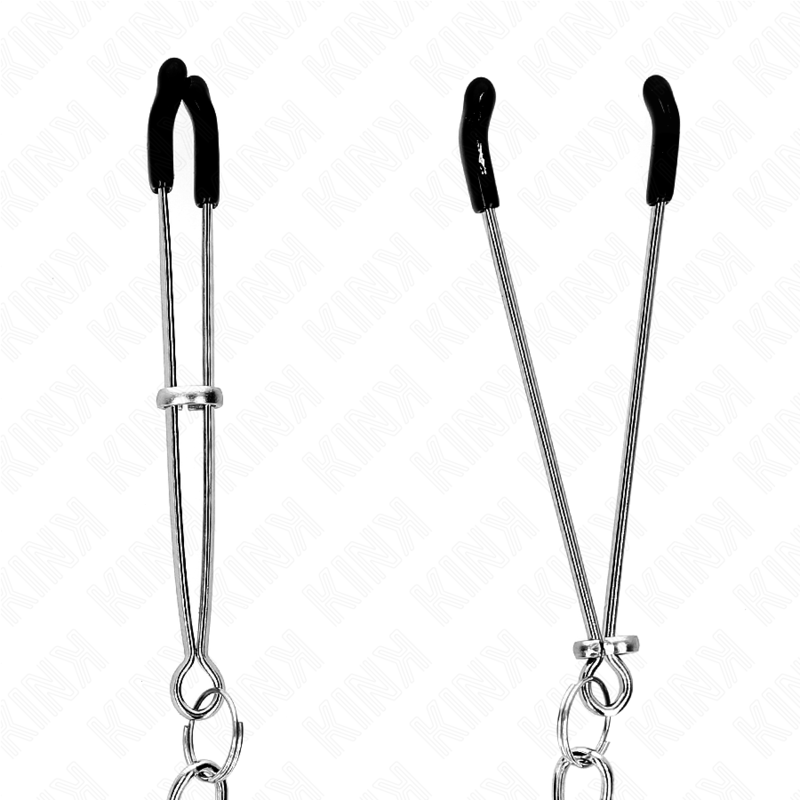 KINK - THIN NIPPLE CLAMPS WITH THICK CHAIN 30 CM - Image 4