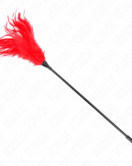 KINK - MULTIPLE RED TICKLE FEATHERS 45 CM