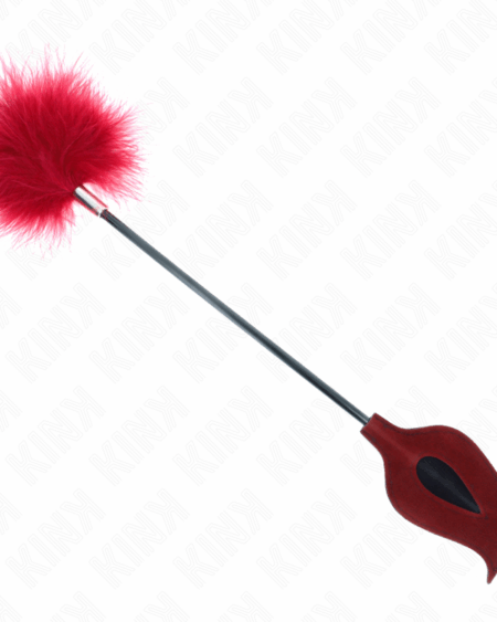 KINK - TICKLE FEATHERS WITH ROSE-SHAPED PADDLE 8 CM