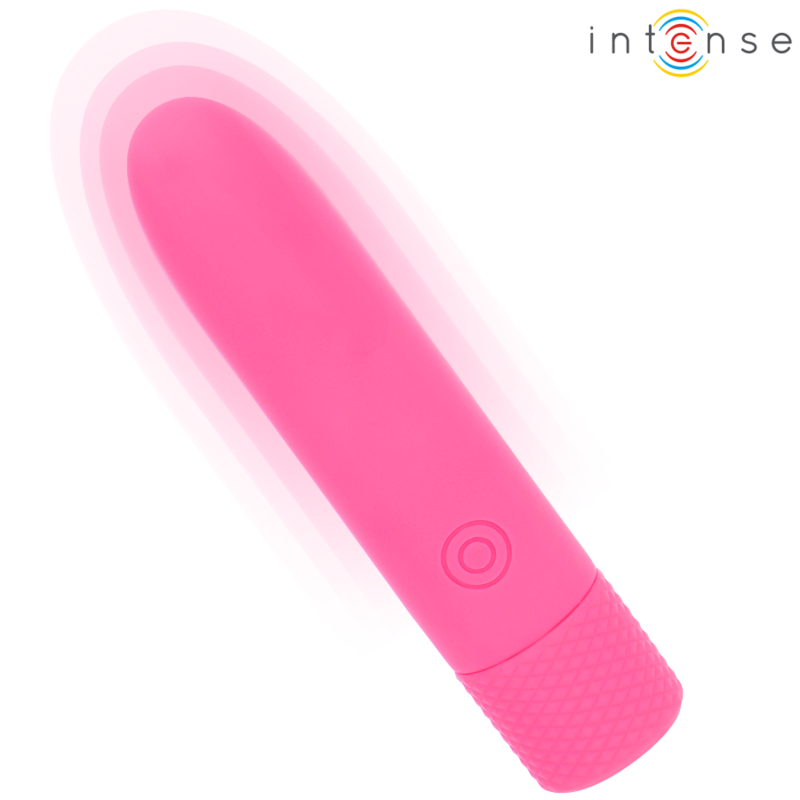 INTENSE - SYMONE USB RECHARGEABLE VIBRATING BULLET 8 VIBRATIONS PINK 10 X 2.2 CM - Image 2
