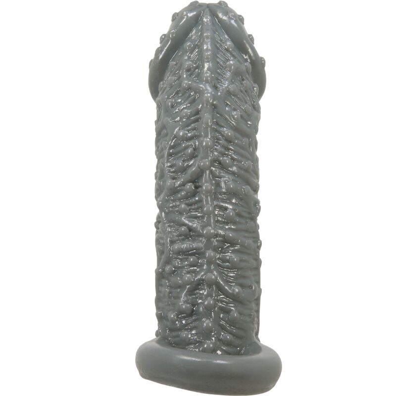 PRETTY LOVE - REALISTIC PENIS ENLARGER AND DELAY SLEEVE MODEL 2 GREY - Image 3