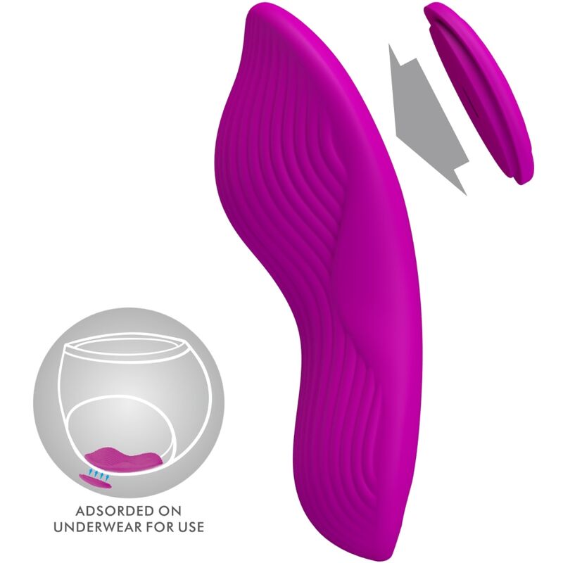PRETTY LOVE - ROMARIO LAY-ON CLITORIS STIMULATOR REMOTE CONTROL PINK - Image 5