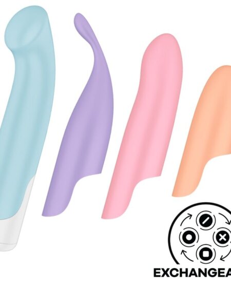 SATISFYER - PLAYFUL FOUR SET VIBRATORS 4 IN 1 + POWER BULLET
