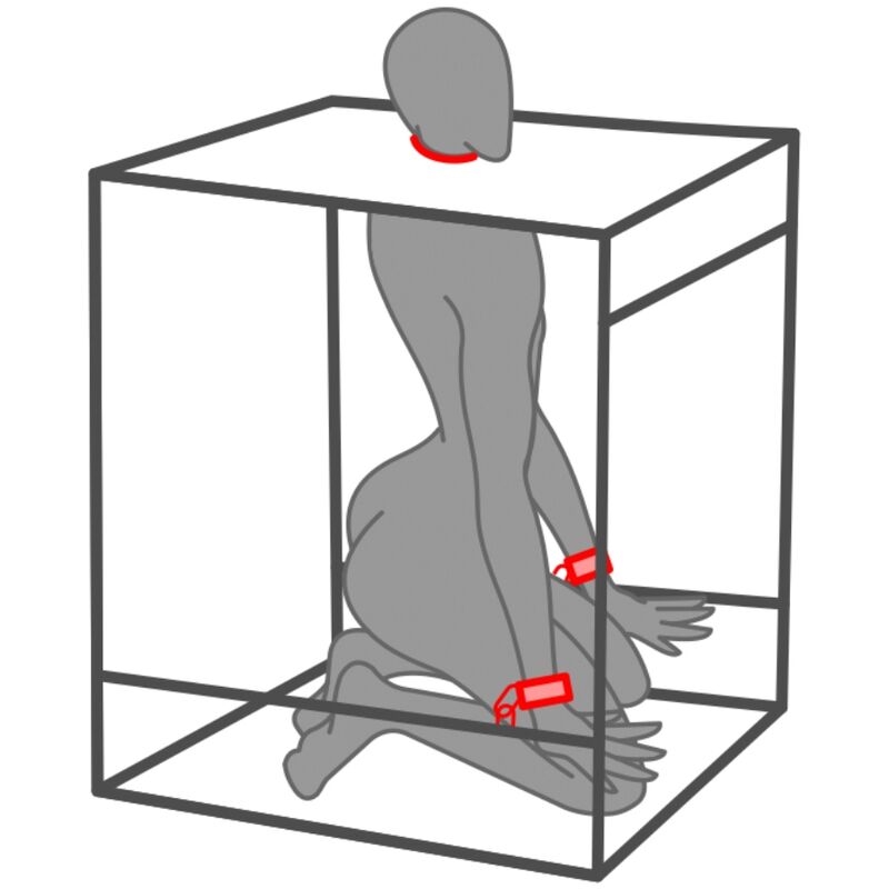 SECRET DOME - KINK CLUB CABINA BUKKAKE BLACK RED – Bild 3