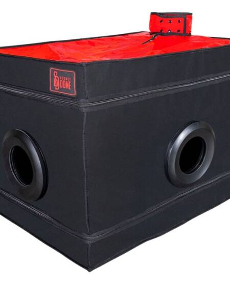 SECRET DOME - KINK CLUB LA NICHE CABIN BLACK  RED