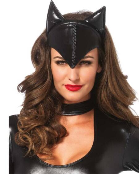 LEG AVENUE - CAT WOMAN MASK BLACK