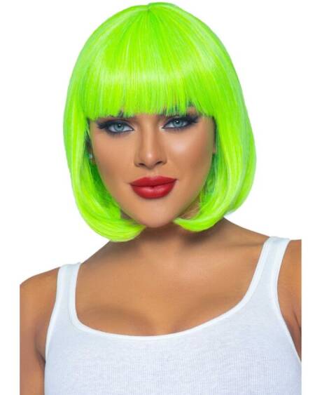 LEG AVENUE - FLUORESCENT BOB WIG NEON GREEN