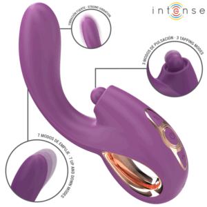 INTENSE - LALI MULTIFUNCTION G-SPOT VIBRATOR TAPPING  THRUST  VIBRATION PURPLE