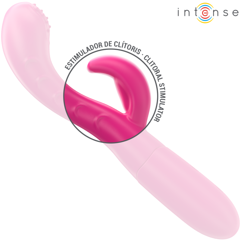 INTENSE - AMARA VIBRATOR WITH STIMULATING TONGUE 10 VIBRATIONS PINK - Image 5