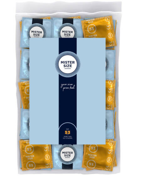 MISTER SIZE - CONDOM SIZE M 53 MM (100 UNITS)