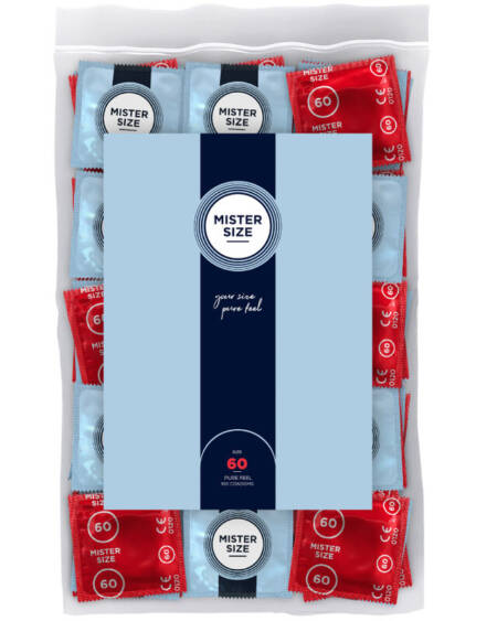 MISTER SIZE - CONDOM SIZE XL 60 MM (100 UNITS)