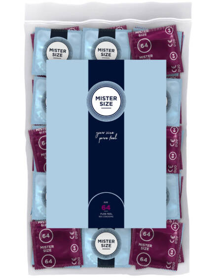 MISTER SIZE - CONDOMS SIZE XXL 64 MM (100 UNITS)