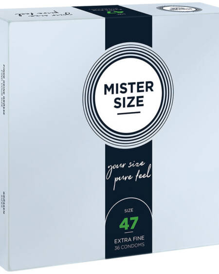 MISTER SIZE - CONDOMS SIZE XS 47 MM (36 UNITS)