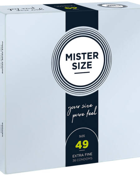 MISTER SIZE - CONDOM SIZE S 49 MM (36 UNITS)