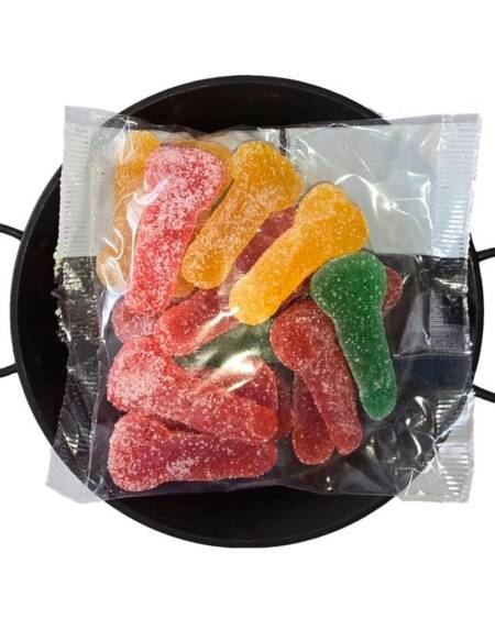 DIABLO PICANTE - CHEWABLE SUGAR CANDIES IN PENIS SHAPE IN DIFFERENT FLAVORS