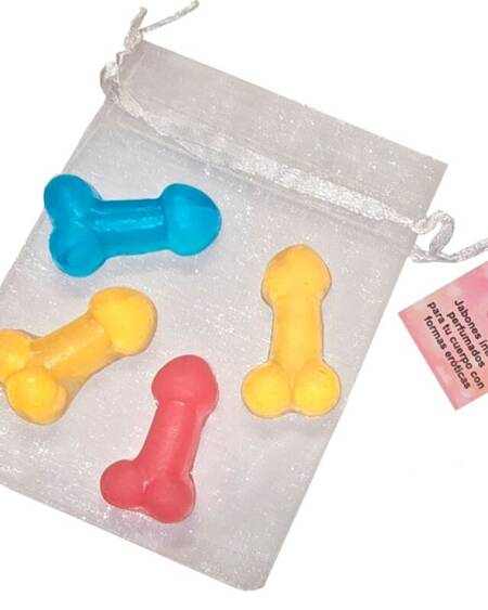 DIABLO PICANTE - 4 MINI SCENTED SOAPS IN THE SHAPE OF PENIS