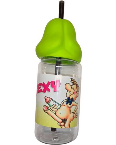 DIABLO PICANTE - PENIS SHAPED 360 ML BABY BOTTLE GREEN