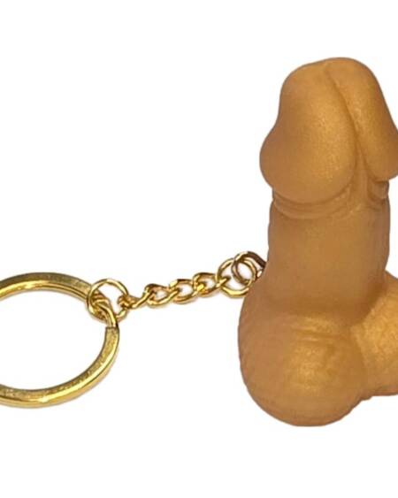 DIABLO PICANTE - GOLDEN PENIS SHAPED KEYCHAIN