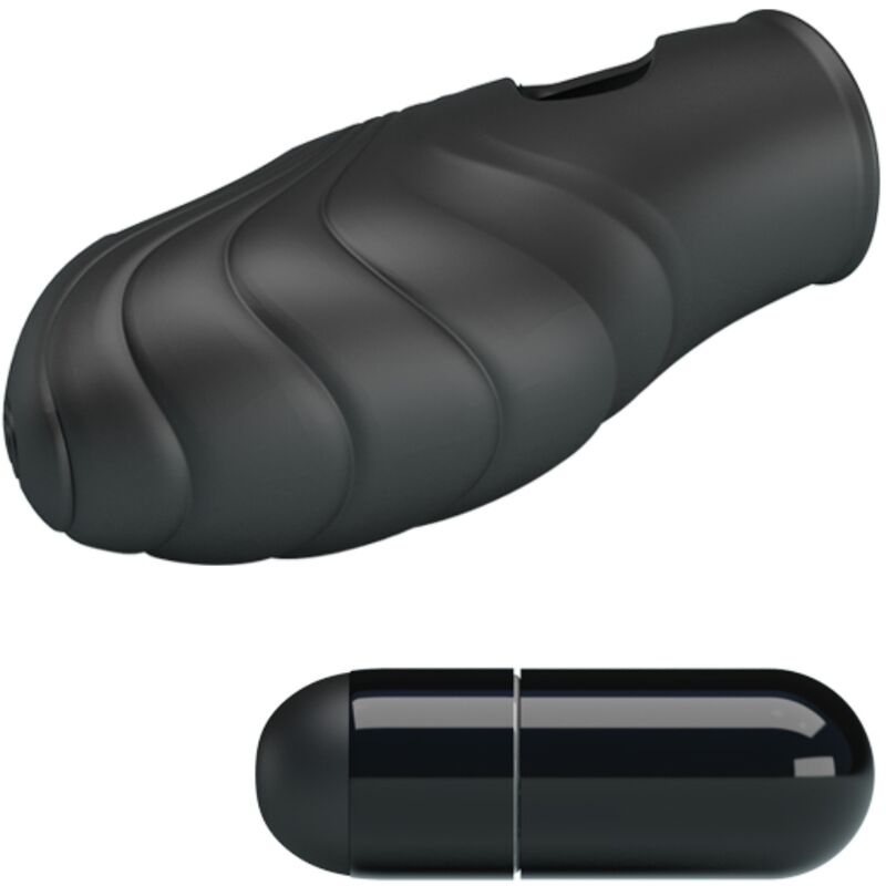 PRETTY LOVE - LICH SILICONE FINGER VIBRATOR BLACK - Image 5