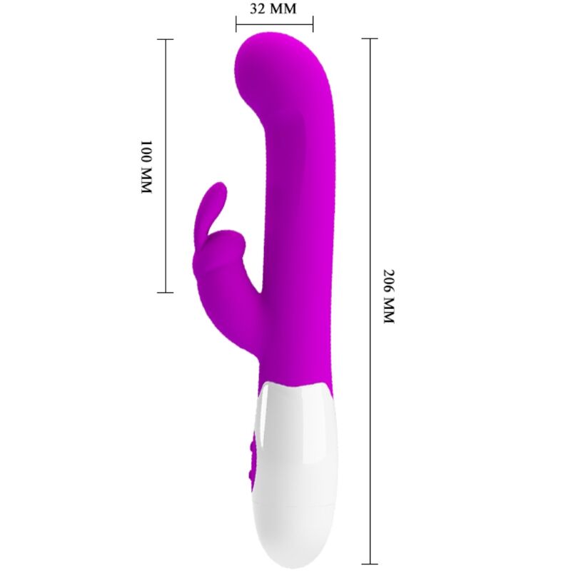 PRETTY LOVE - CENTAUR VIBRATOR RABBIT 30 VIBRATION MODES PURPLE - Image 3