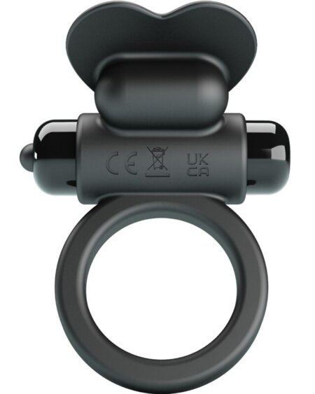PRETTY LOVE - DEBONAIRE VIBRATING RING RABBIT 10 VIBRATIONS BLACK