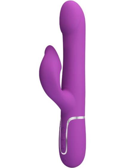 PRETTY LOVE - 4 IN 1 MULTIFUNCTION VIBRATOR  STIMULATOR PURPLE