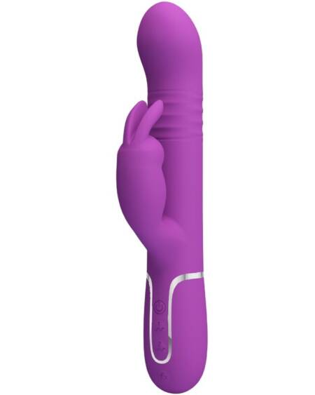 PRETTY LOVE - COALE 4 IN 1 MULTIFUNCTION RABBIT VIBRATOR  PURPLE