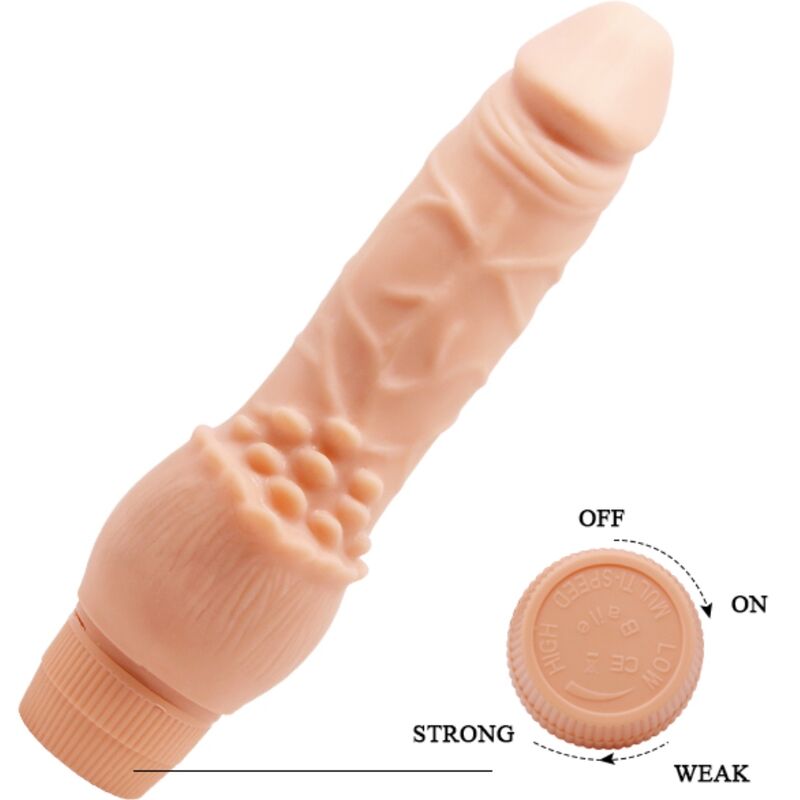 BAILE - BARBARA REALISTIC VIBRATOR 19.5 CM FLESH - Image 4