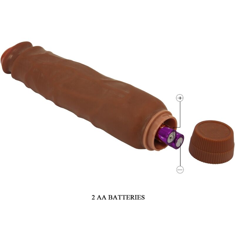 BAILE - JACK REALISTIC VIBRATOR 26 CM MULATTO - Image 5