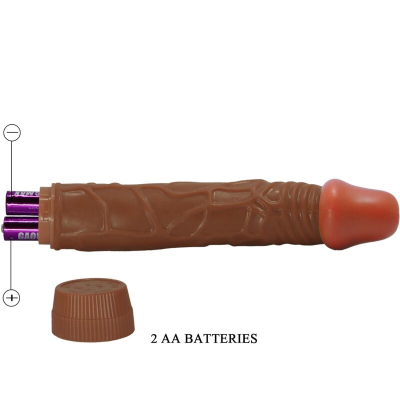 BAILE - BOB REALISTIC VIBRATOR 22.5 CM MULATTO - Image 3