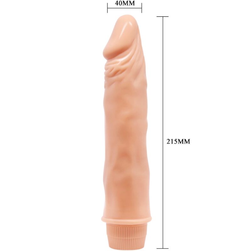 BAILE - DWARF REALISTIC VIBRATOR 21 CM FLESH - Image 4