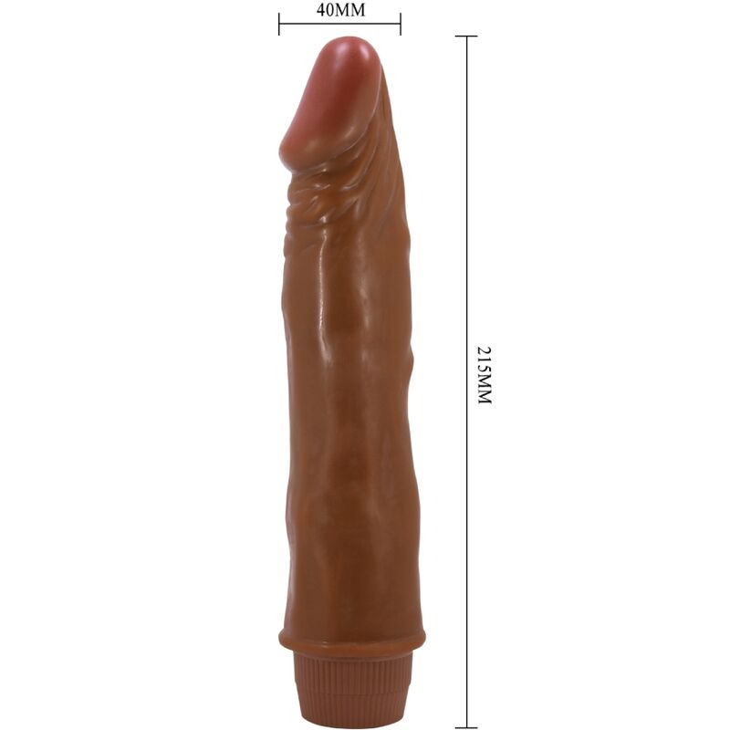 BAILE - DWARF REALISTIC VIBRATOR 21 CM MULATTO - Image 4