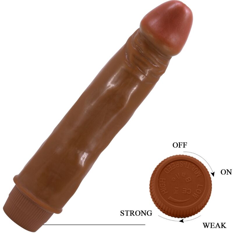 BAILE - DWARF REALISTIC VIBRATOR 21 CM MULATTO - Image 5