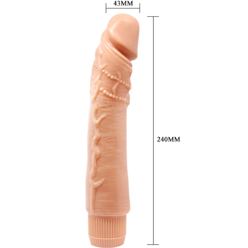 BAILE - DYBBUK REALISTIC VIBRATOR 24 CM FLESH - Image 4